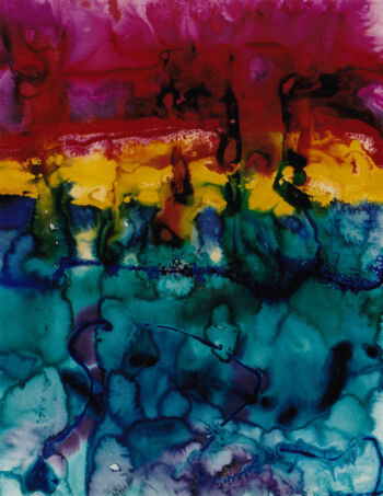 San Blas, Mexico at 5:30 PM, 1996 (triptych)