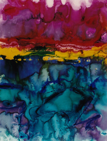 San Blas, Mexico at 5:30 PM, 1996 (triptych)